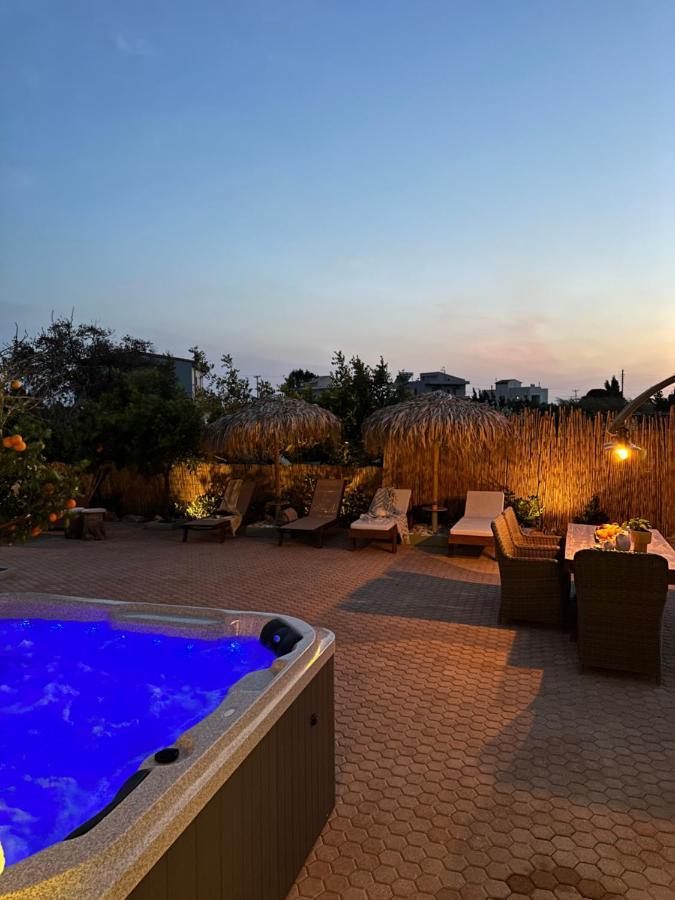 Villa Aspasia With Private Jacuzzi - Oasis Resort Κόκκινος Πύργος Εξωτερικό φωτογραφία